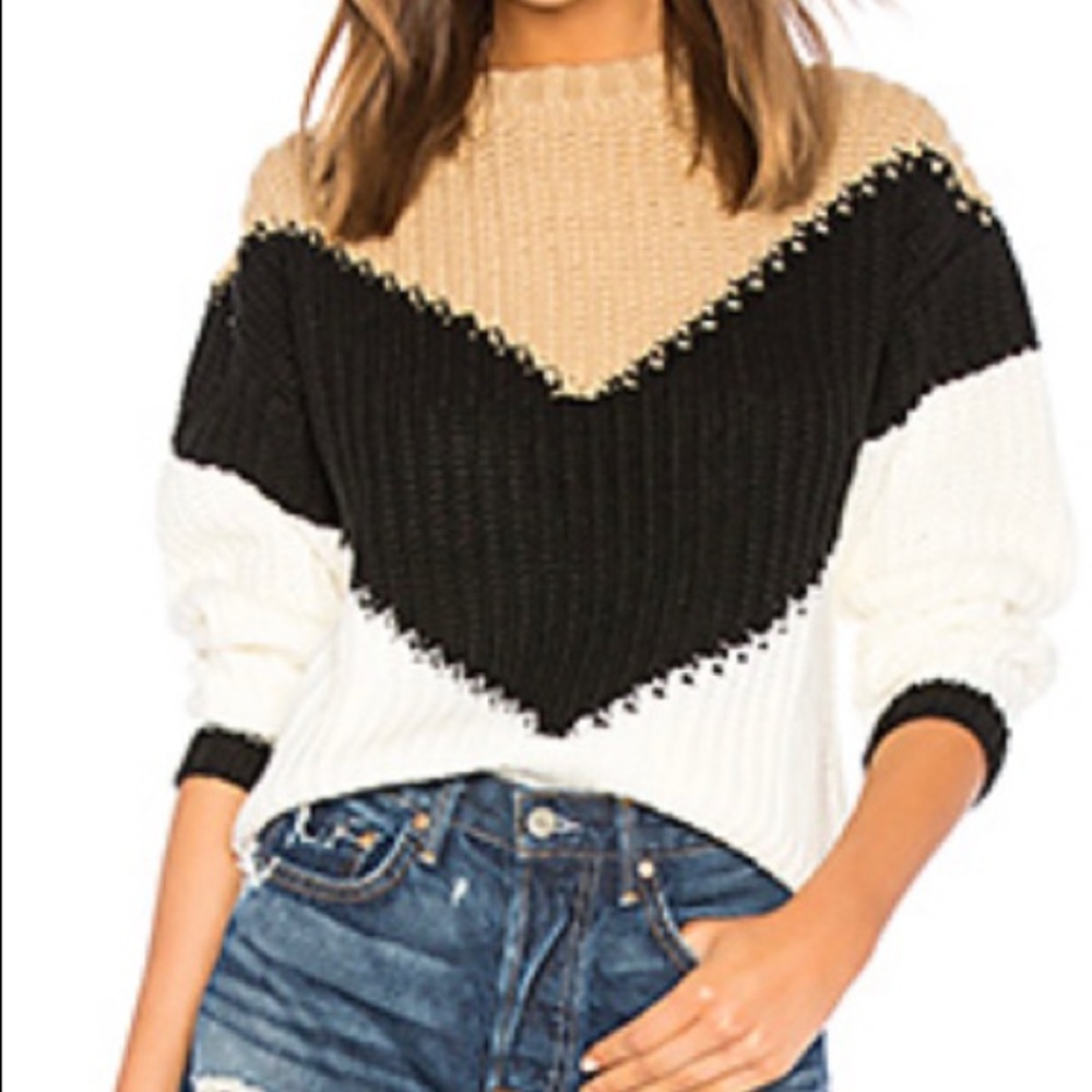 TULAROSA colorblock sweater